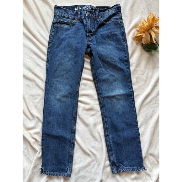 Aero Aeropostale Jeans Essex Straight Leg Size 27/28 - Picture 1 of 5